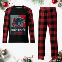 Protect Jimothy Seattle Raccoon Supporter Plaid Pajama Set Hope Style Poster Parody Graphic