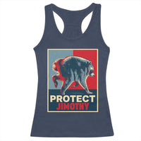 Protect Jimothy Seattle Raccoon Supporter Racerback Tank Top Hope Style Poster Parody Graphic