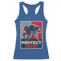 Protect Jimothy Seattle Raccoon Supporter Racerback Tank Top Hope Style Poster Parody Graphic