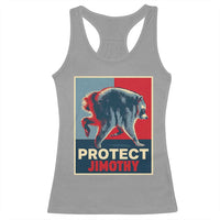 Protect Jimothy Seattle Raccoon Supporter Racerback Tank Top Hope Style Poster Parody Graphic