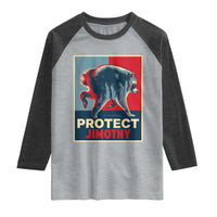 Protect Jimothy Seattle Raccoon Supporter Raglan Shirt Hope Style Poster Parody Graphic