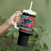 Protect Jimothy Seattle Raccoon Supporter Tumbler With Handle Hope Style Poster Parody Graphic