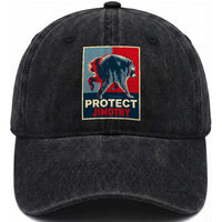 Protect Jimothy Seattle Raccoon Supporter Washed Cotton Baseball Cap Hope Style Poster Parody Graphic