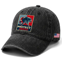 Protect Jimothy Seattle Raccoon Supporter Washed Cotton Baseball Cap Hope Style Poster Parody Graphic