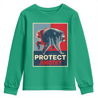 Protect Jimothy Seattle Raccoon Supporter Youth Sweatshirt Hope Style Poster Parody Graphic