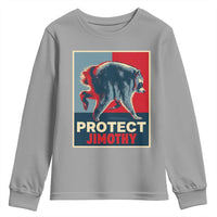 Protect Jimothy Seattle Raccoon Supporter Youth Sweatshirt Hope Style Poster Parody Graphic