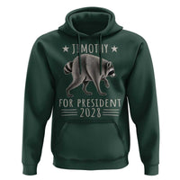 Jimothy For President 2028 Parody Hoodie Funny Viral Seattle Raccoon Lover