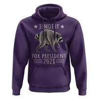 Jimothy For President 2028 Parody Hoodie Funny Viral Seattle Raccoon Lover