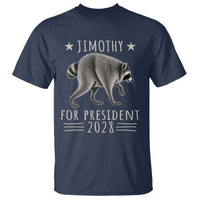Jimothy For President 2028 Parody T Shirt Funny Viral Seattle Raccoon Lover