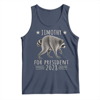 Jimothy For President 2028 Parody Tank Top Funny Viral Seattle Raccoon Lover