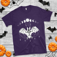 Halloween Bat T Shirt Stay Spooky Witchy Celestial Dark Academia - Wonder Print Shop