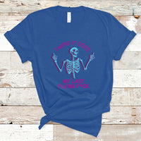 Funny Skeleton T Shirt There It Goes My Last Flying F*ck Middle Finger Sarcastic - Wonder Print Shop