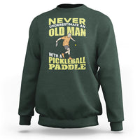 Pickleball Old Man Sweatshirt It's Weird Being The Same Age As Old People - Wonder Print Shop