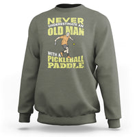 Pickleball Old Man Sweatshirt It's Weird Being The Same Age As Old People - Wonder Print Shop