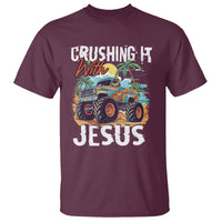 Funny Jesus T Shirt Crushing It With Jesus - Wonder Print Shop