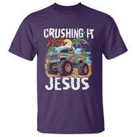 Funny Jesus T Shirt Crushing It With Jesus - Wonder Print Shop