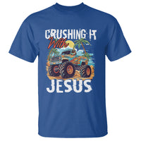 Funny Jesus T Shirt Crushing It With Jesus - Wonder Print Shop