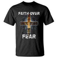 Christian T Shirt Faith Over Fear - Wonder Print Shop