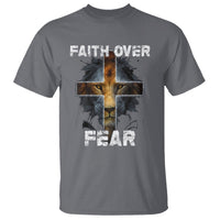 Christian T Shirt Faith Over Fear - Wonder Print Shop