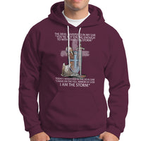 Christian Faith Hoodie The Devil Whispered I Whispered Back I Am The Storm - Wonder Print Shop