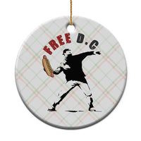 Free DC Sandwich Toss Ceramic Ornament Washington DC Political Satire - Wonder Print Shop