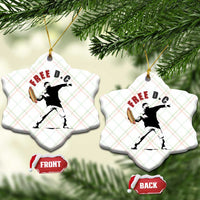 Free DC Sandwich Toss Ceramic Ornament Washington DC Political Satire - Wonder Print Shop