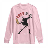 Free DC Sandwich Toss Long Sleeve Shirt Washington DC Political Satire - Wonder Print Shop