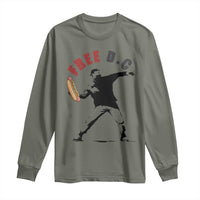 Free DC Sandwich Toss Long Sleeve Shirt Washington DC Political Satire - Wonder Print Shop