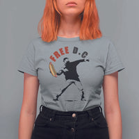 Free DC Sandwich Toss T Shirt For Women Washington DC Political Satire - Wonder Print Shop