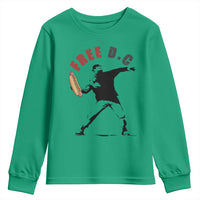 Free DC Sandwich Toss Youth Sweatshirt Washington DC Political Satire - Wonder Print Shop