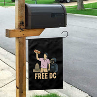 Free DC Sandwich Guy Garden Flag Washington DC Pride Political Satire - Wonder Print Shop