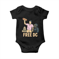 Free DC Sandwich Guy Baby Onesie Washington DC Pride Political Satire - Wonder Print Shop