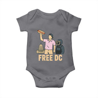 Free DC Sandwich Guy Baby Onesie Washington DC Pride Political Satire - Wonder Print Shop