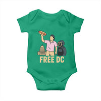 Free DC Sandwich Guy Baby Onesie Washington DC Pride Political Satire - Wonder Print Shop