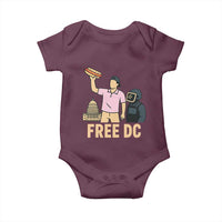 Free DC Sandwich Guy Baby Onesie Washington DC Pride Political Satire - Wonder Print Shop