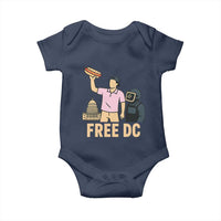 Free DC Sandwich Guy Baby Onesie Washington DC Pride Political Satire - Wonder Print Shop