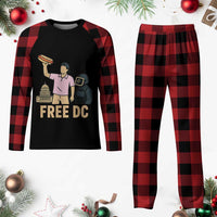 Free DC Sandwich Guy Plaid Pajama Set Washington DC Pride Political Satire - Wonder Print Shop