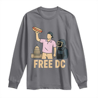 Free DC Sandwich Guy Long Sleeve Shirt Washington DC Pride Political Satire - Wonder Print Shop