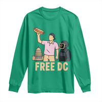 Free DC Sandwich Guy Long Sleeve Shirt Washington DC Pride Political Satire - Wonder Print Shop