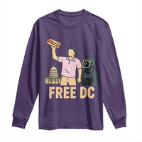 Free DC Sandwich Guy Long Sleeve Shirt Washington DC Pride Political Satire - Wonder Print Shop