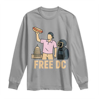 Free DC Sandwich Guy Long Sleeve Shirt Washington DC Pride Political Satire - Wonder Print Shop