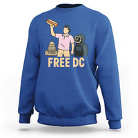 Free DC Sandwich Guy Sweatshirt Washington DC Pride Political Satire - Wonder Print Shop
