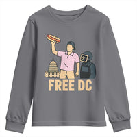 Free DC Sandwich Guy Youth Sweatshirt Washington DC Pride Political Satire - Wonder Print Shop