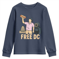 Free DC Sandwich Guy Youth Sweatshirt Washington DC Pride Political Satire - Wonder Print Shop