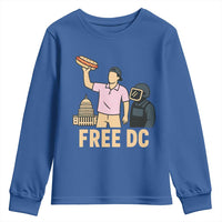 Free DC Sandwich Guy Youth Sweatshirt Washington DC Pride Political Satire - Wonder Print Shop
