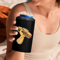Sandwich Power Fist 4 in 1 Can Cooler Tumbler Sarcastic Food Revolution Political Satire - Wonder Print Shop