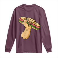 Free DC Sandwich Revolution Long Sleeve Shirt Washington DC Pride Political Satire - Wonder Print Shop
