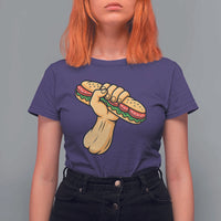Free DC Sandwich Revolution T Shirt For Women Washington DC Pride Political Satire - Wonder Print Shop
