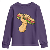Free DC Sandwich Revolution Youth Sweatshirt Washington DC Pride Political Satire - Wonder Print Shop