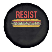 Resist Sandwich Spare Tire Cover Sarcastic Food Revolution Political Satire - Wonder Print Shop